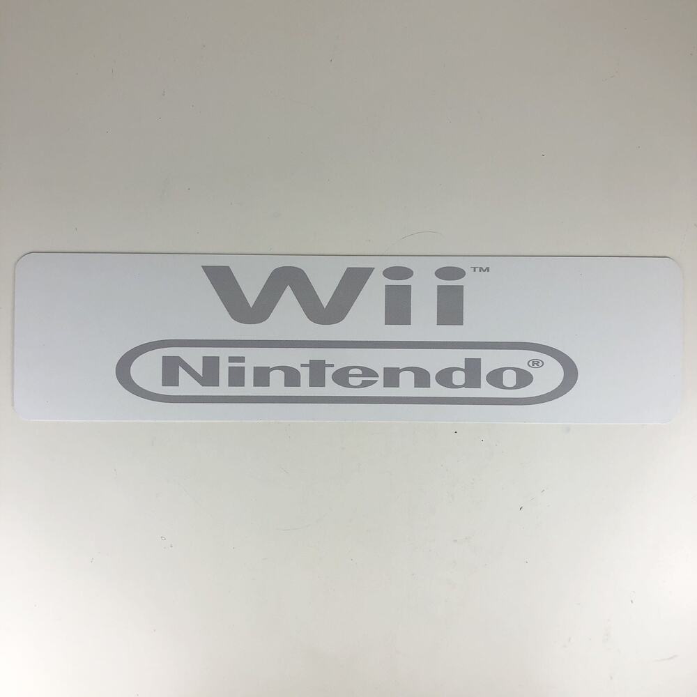 New Nintendo Wii Display Aluminum Sign 6" x 24"